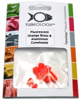 Tubeology Fluorecent Orange Coneheads - Brass & Aluminium image