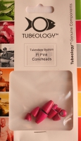 Tubeology Fluorecent Pink Coneheads - Brass & Aluminium image