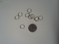 Split rings 10mm 10stk image
